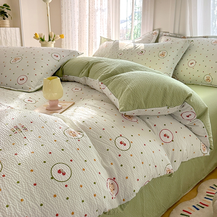 91家纺网 家纺一手货源 找家纺 （总）家贝爱 2026新款轻氧泡泡棉被套