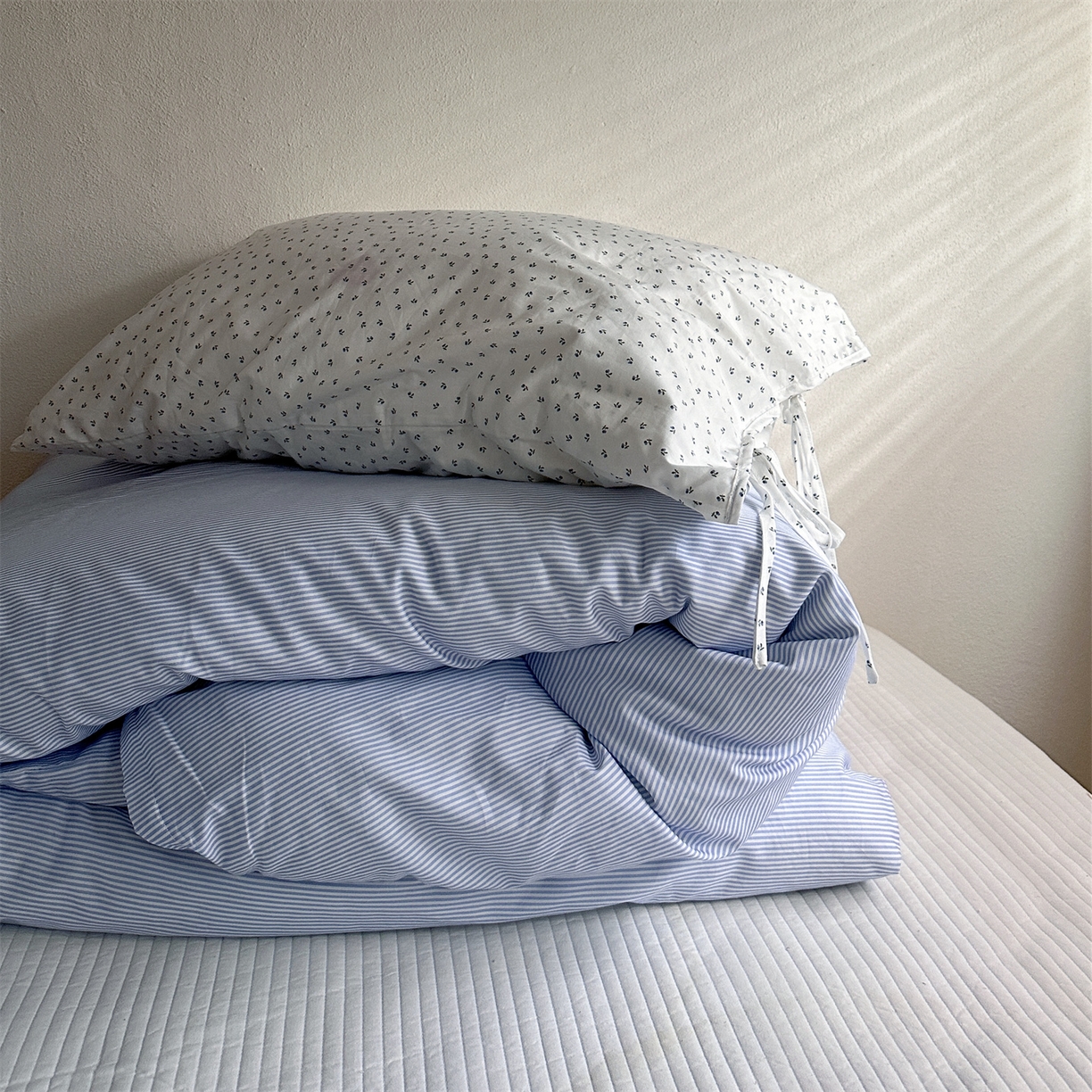 91家纺网 家纺一手货源 找家纺 （总）恋恋三季 2026新款40支纯棉绑带款四件套单品单枕套