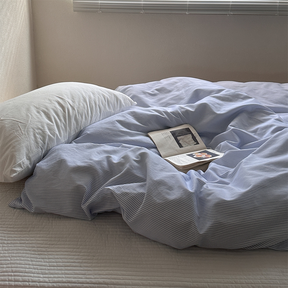 91家纺网 家纺一手货源 找家纺 （总）恋恋三季 2026新款40支纯棉绑带款四件套单品单枕套