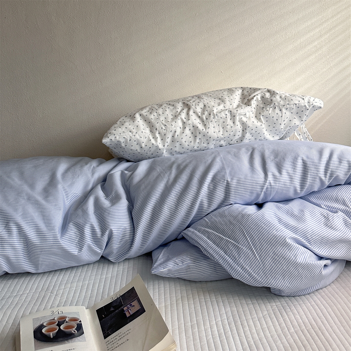 91家纺网 家纺一手货源 找家纺 （总）恋恋三季 2026新款40支纯棉绑带款四件套单品单枕套