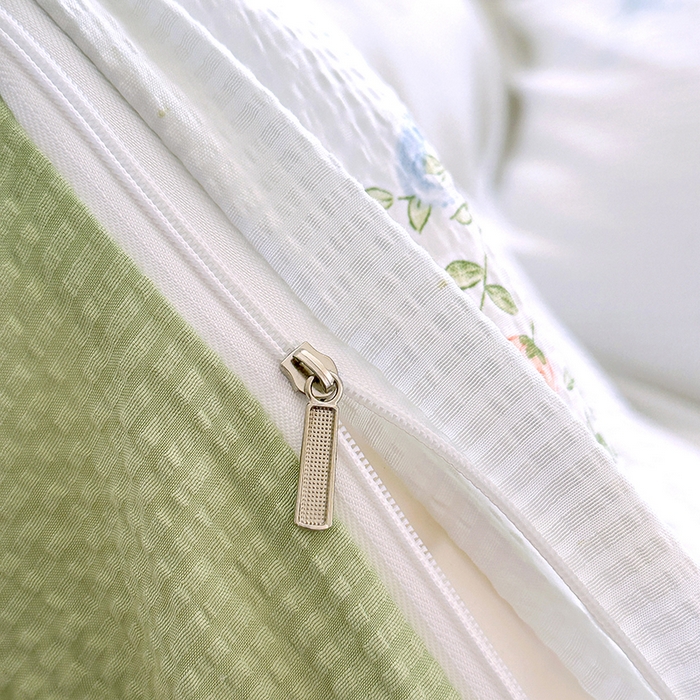 91家纺网 家纺一手货源 找家纺 家贝爱 2026新款轻氧泡泡棉被套 春日时光