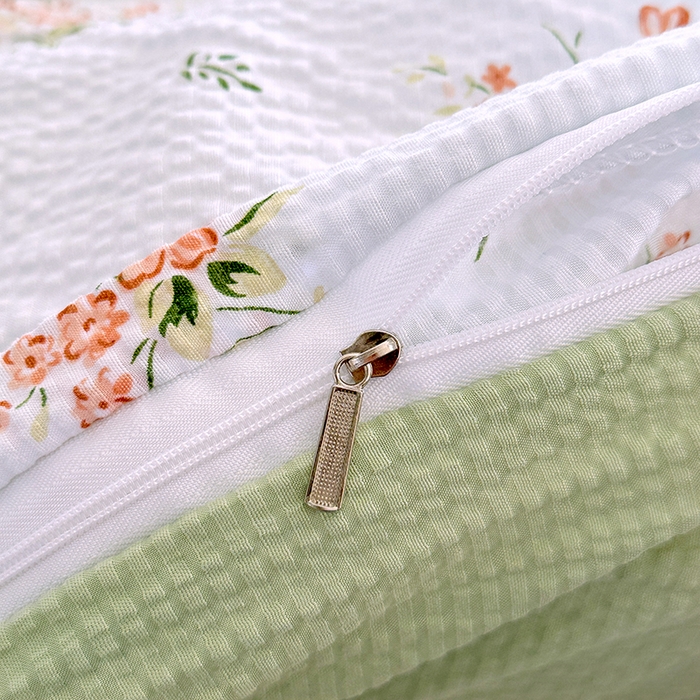 91家纺网 家纺一手货源 找家纺 家贝爱 2026新款轻氧泡泡棉被套 花漾