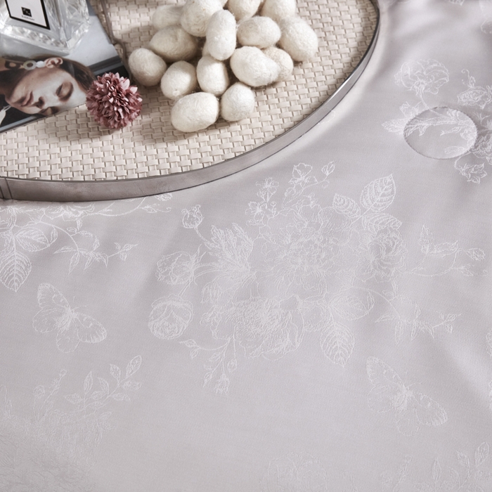 91家纺网 家纺一手货源 找家纺 （总）欧夏家纺 2026夏季莱赛尔天丝提花镂空夏被空调被夏凉被-花蝶舞