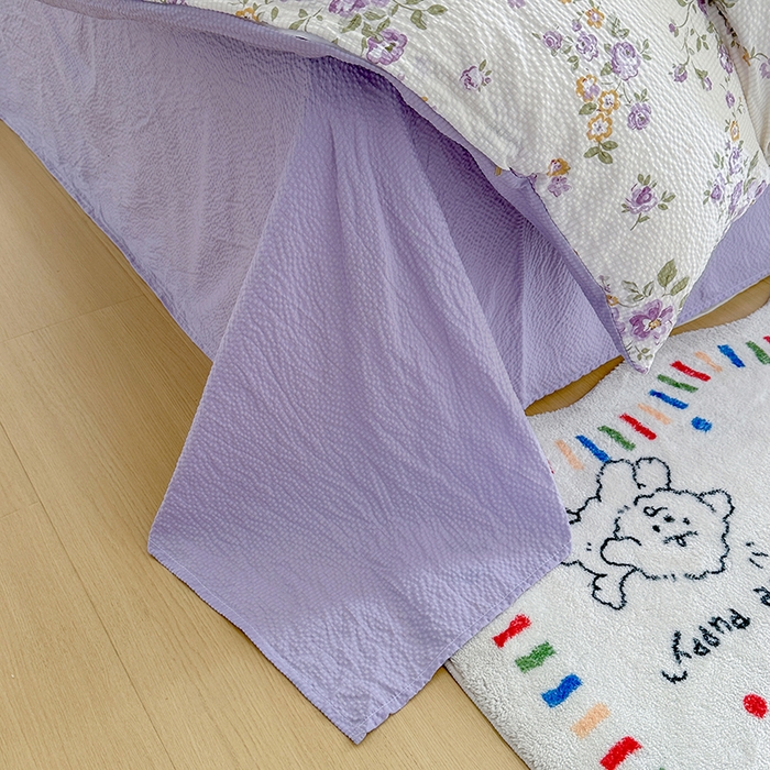 91家纺网 家纺一手货源 找家纺 家贝爱 2026新款轻氧泡泡棉被套 流光浅梦