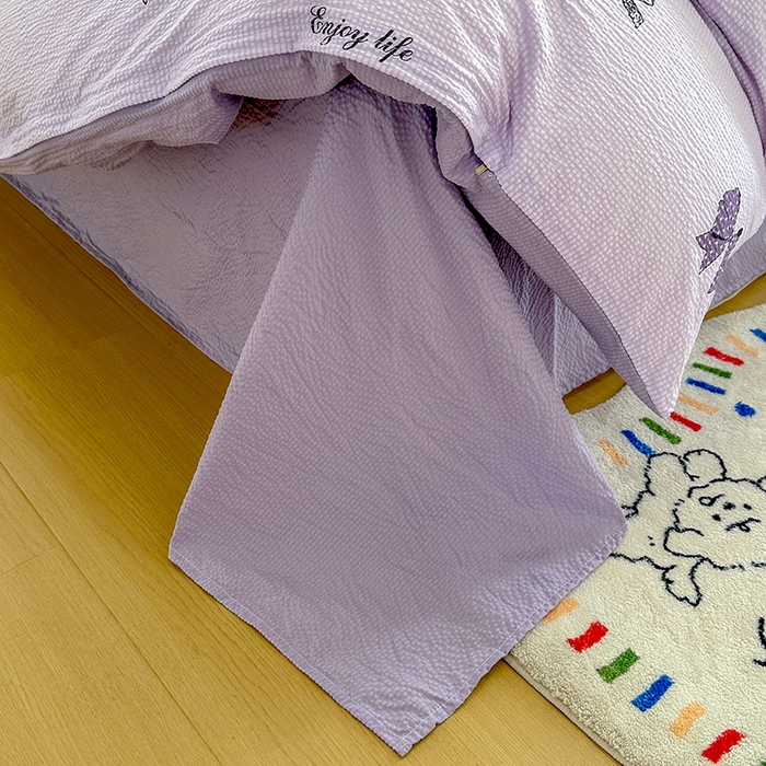 91家纺网 家纺一手货源 找家纺 家贝爱 2026新款轻氧泡泡棉被套 梦幻结