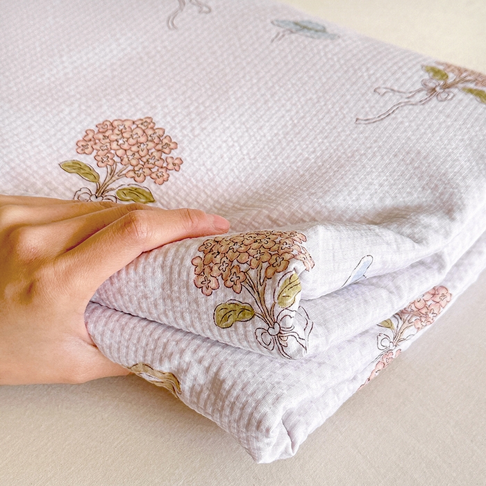 91家纺网 家纺一手货源 找家纺 家贝爱 2026新款轻氧泡泡棉被套 森林舞会