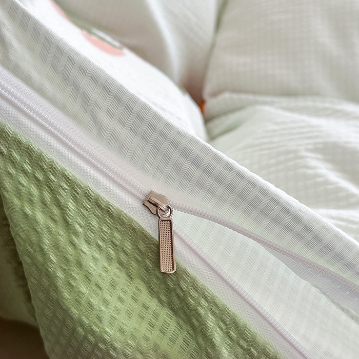 91家纺网 家纺一手货源 找家纺 家贝爱 2026新款轻氧泡泡棉被套 小熊木木