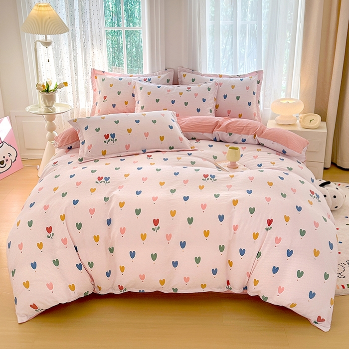 家贝爱 2026新款轻氧泡泡棉被套 一见倾心