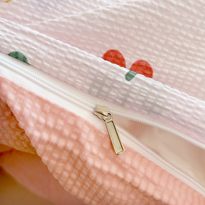 91家纺网 家纺一手货源 找家纺 家贝爱 2026新款轻氧泡泡棉被套 一见倾心