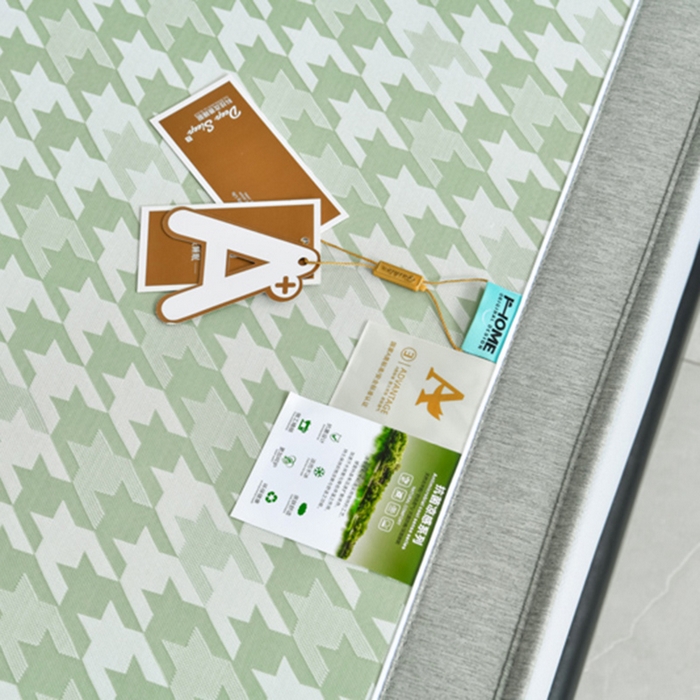 91家纺网 家纺一手货源 找家纺 小牛席业 2026新款PE千鸟格凉感冰丝席系列（床笠款） 绿色