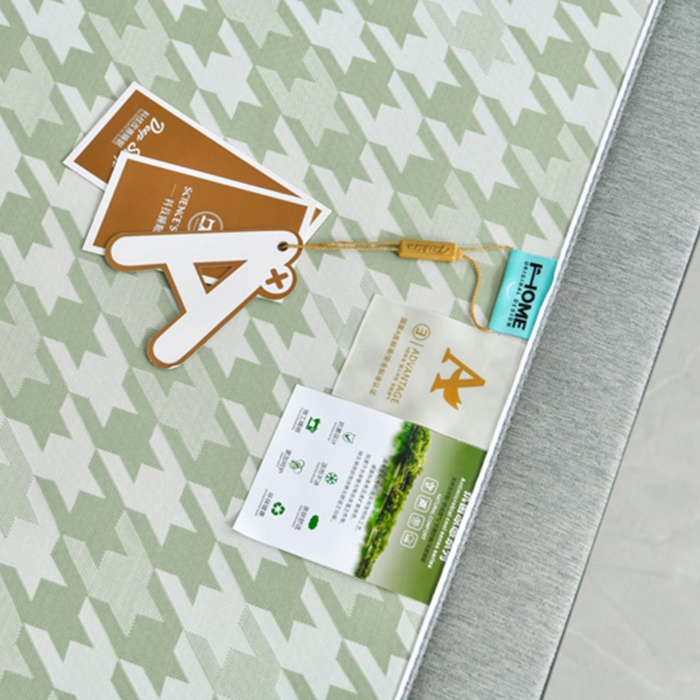 91家纺网 家纺一手货源 找家纺 小牛席业 2026新款PE千鸟格凉感冰丝席席子凉席 绿色