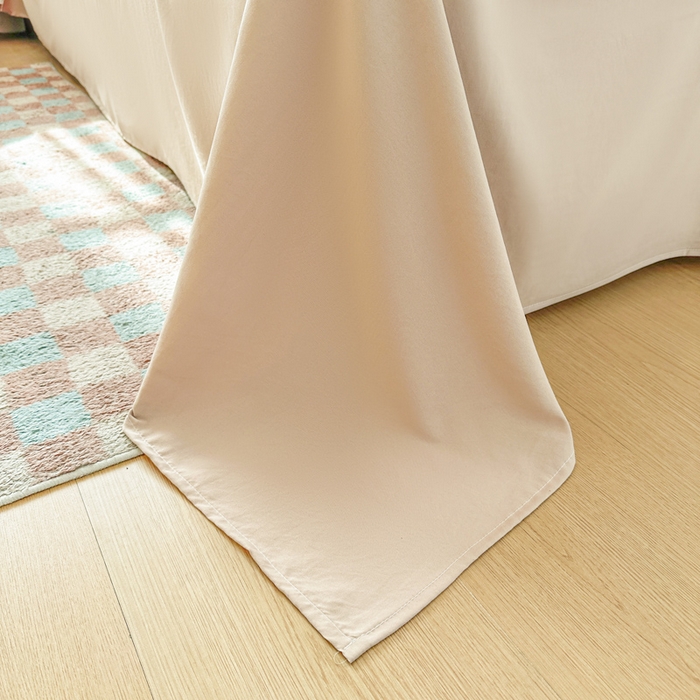 91家纺网 家纺一手货源 找家纺 逸尚阁家纺 2026新款水洗仿棉印花花边四件套-终版 萌萌哒天团