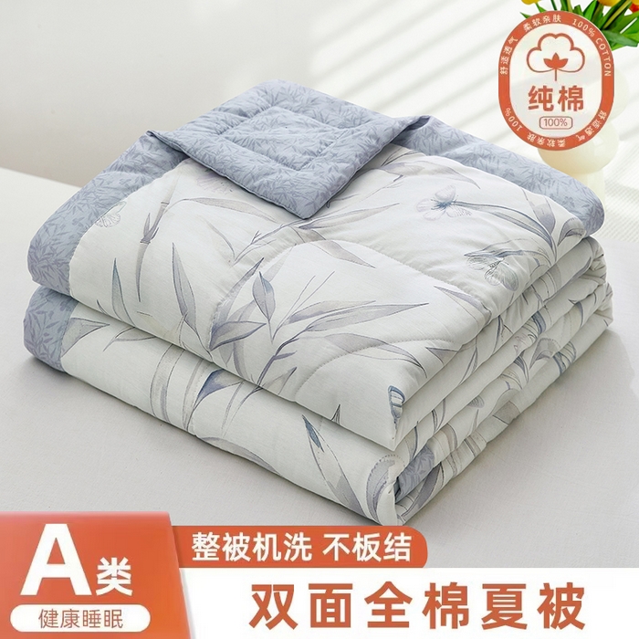 91家纺网 家纺一手货源 找家纺 （总）黛妮雅 2026新款全棉活性印花夏被(提供买家秀）