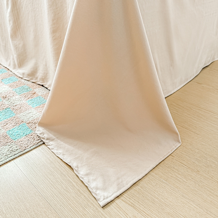 91家纺网 家纺一手货源 找家纺 逸尚阁家纺 2026新款水洗仿棉印花花边四件套-终版 梦幻童话园