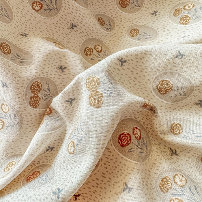 91家纺网 家纺一手货源 找家纺 逸尚阁家纺 2026新款水洗仿棉印花花边四件套-终版 偏爱的花语