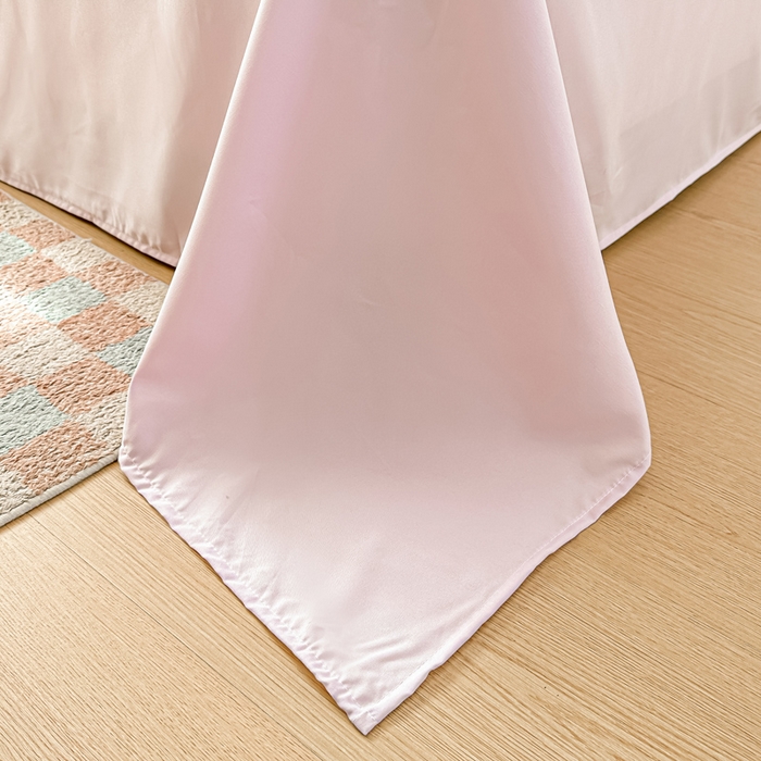 91家纺网 家纺一手货源 找家纺 逸尚阁家纺 2026新款水洗仿棉印花花边四件套-终版 轻轻小细语