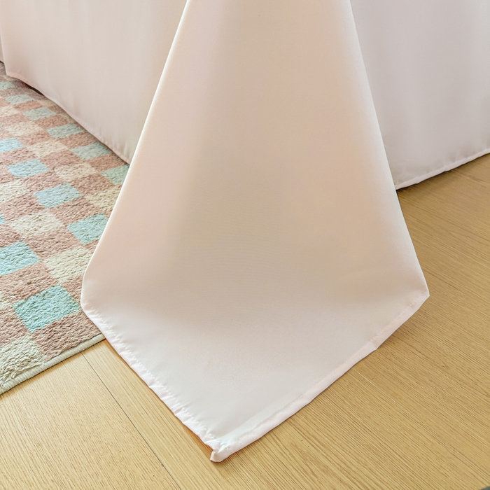 91家纺网 家纺一手货源 找家纺 逸尚阁家纺 2026新款水洗仿棉印花花边四件套-终版 心上的爱恋