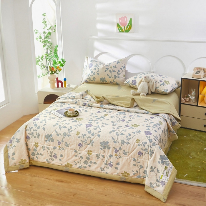 91家纺网 家纺一手货源 找家纺 （总）黛妮雅 2026新款全棉夏被