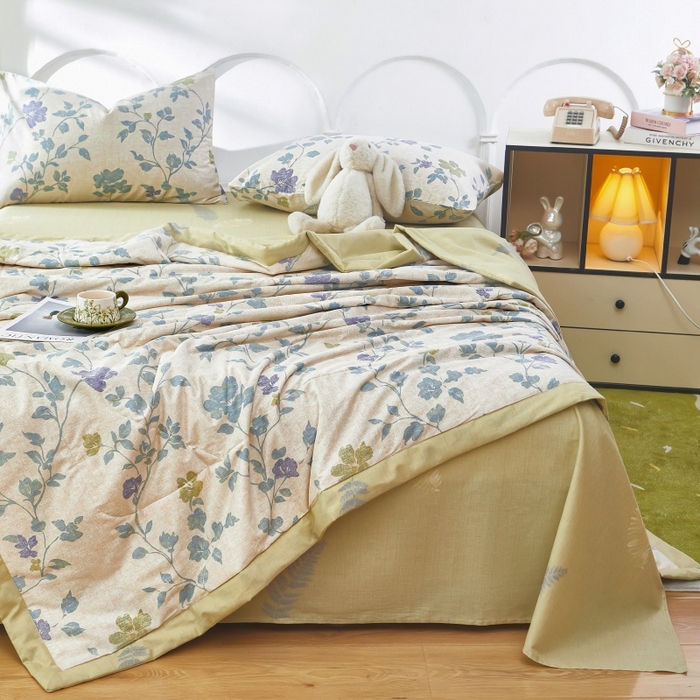 91家纺网 家纺一手货源 找家纺 （总）黛妮雅 2026新款全棉夏被