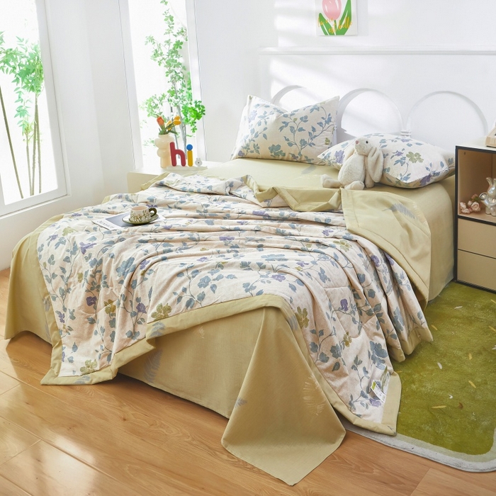 91家纺网 家纺一手货源 找家纺 （总）黛妮雅 2026新款全棉夏被