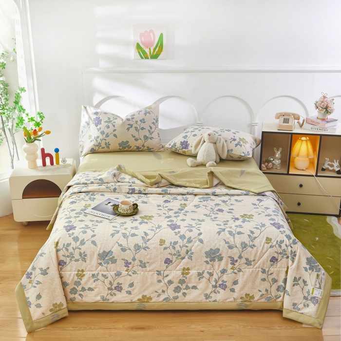 91家纺网 家纺一手货源 找家纺 （总）黛妮雅 2026新款全棉夏被