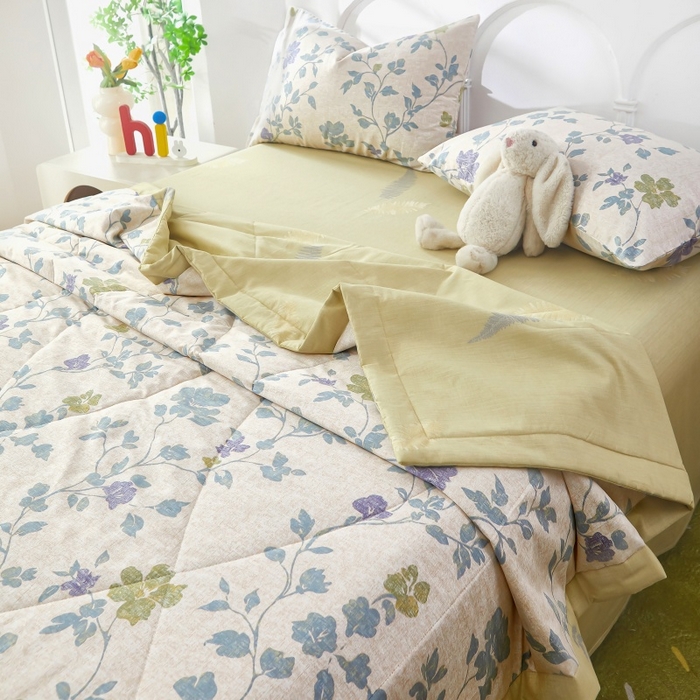 91家纺网 家纺一手货源 找家纺 （总）黛妮雅 2026新款全棉夏被