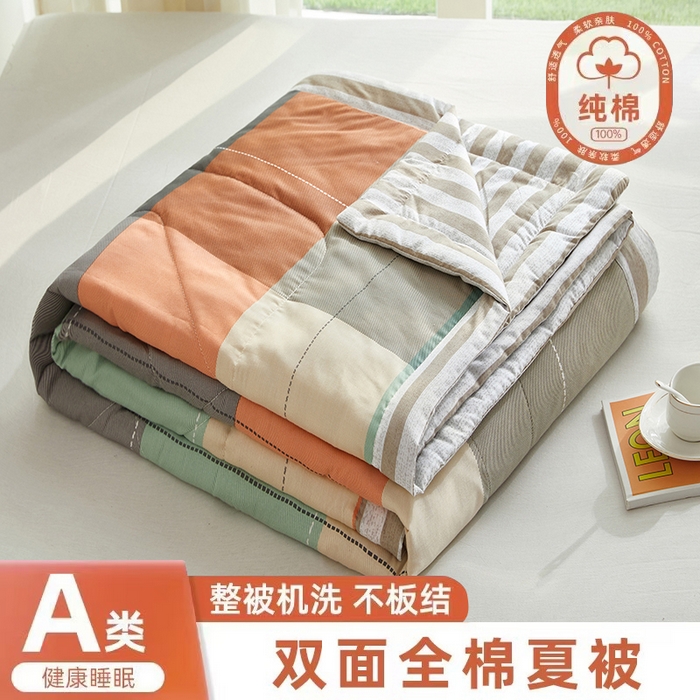 91家纺网 家纺一手货源 找家纺 （总）黛妮雅 2026新款全棉夏被