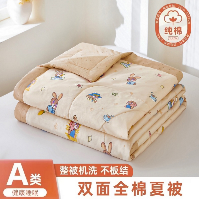 91家纺网 家纺一手货源 找家纺 （总）黛妮雅 2026新款全棉夏被