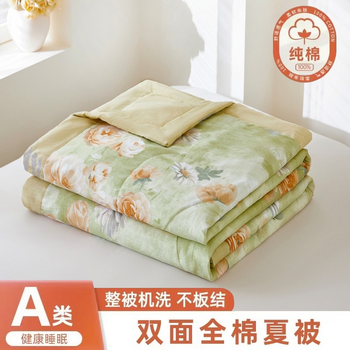 91家纺网 家纺一手货源 找家纺 （总）黛妮雅 2026新款全棉夏被