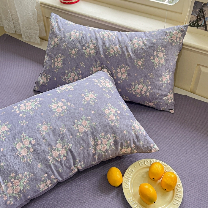 91家纺网 家纺一手货源 找家纺 （总）一比一家纺 2026新款云感皱皱纱简单款夏被夏凉被空调被四件套