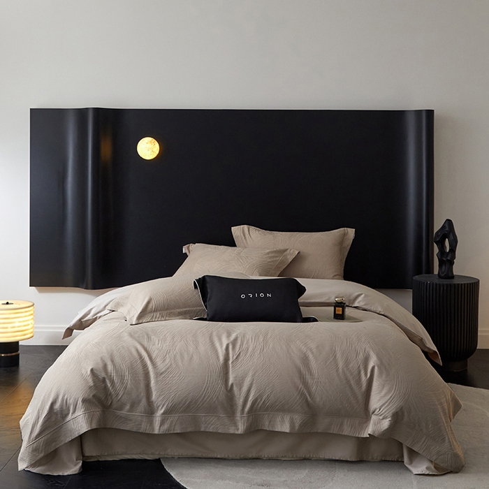 91家纺网 家纺一手货源 找家纺 薏思家纺 2026年新款全棉色织水洗提花 星灿鎏光