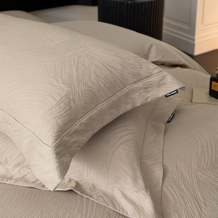 91家纺网 家纺一手货源 找家纺 薏思家纺 2026年新款全棉色织水洗提花 星灿鎏光