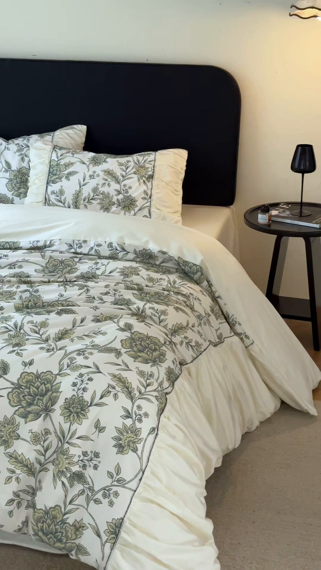 91家纺网 家纺一手货源 找家纺 （总）ONE TWO ONE 121 【会员-20】【控价商品】【提供买家秀】  2026新款韩版花边公主风100s长绒棉全棉床上用