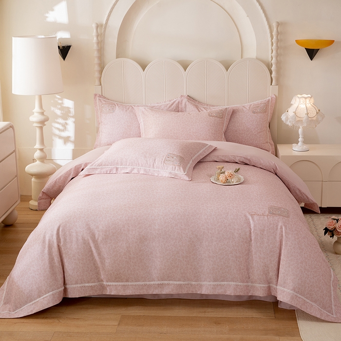 91家纺网 家纺一手货源 找家纺 （总）巧玲珑 2026新款新疆棉宽边刺绣四件套