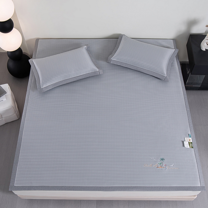 91家纺网 家纺一手货源 找家纺 （总）小牛席业 2026新款海岛夏日凉感冰丝席凉席席子系列