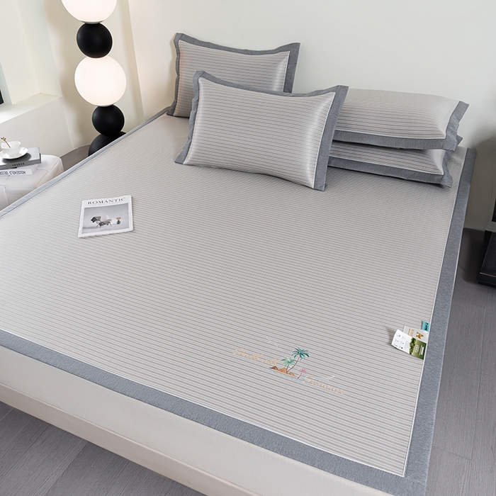 91家纺网 家纺一手货源 找家纺 （总）小牛席业 2026新款海岛夏日凉感冰丝席凉席席子系列