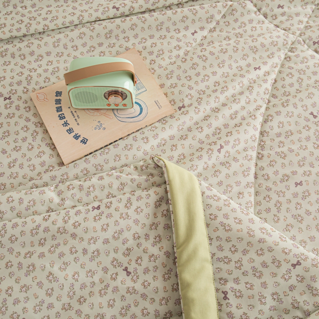 91家纺网 家纺一手货源 找家纺 亿莱鑫 2026新款手包边凉感抗菌夏凉被空调被 繁花