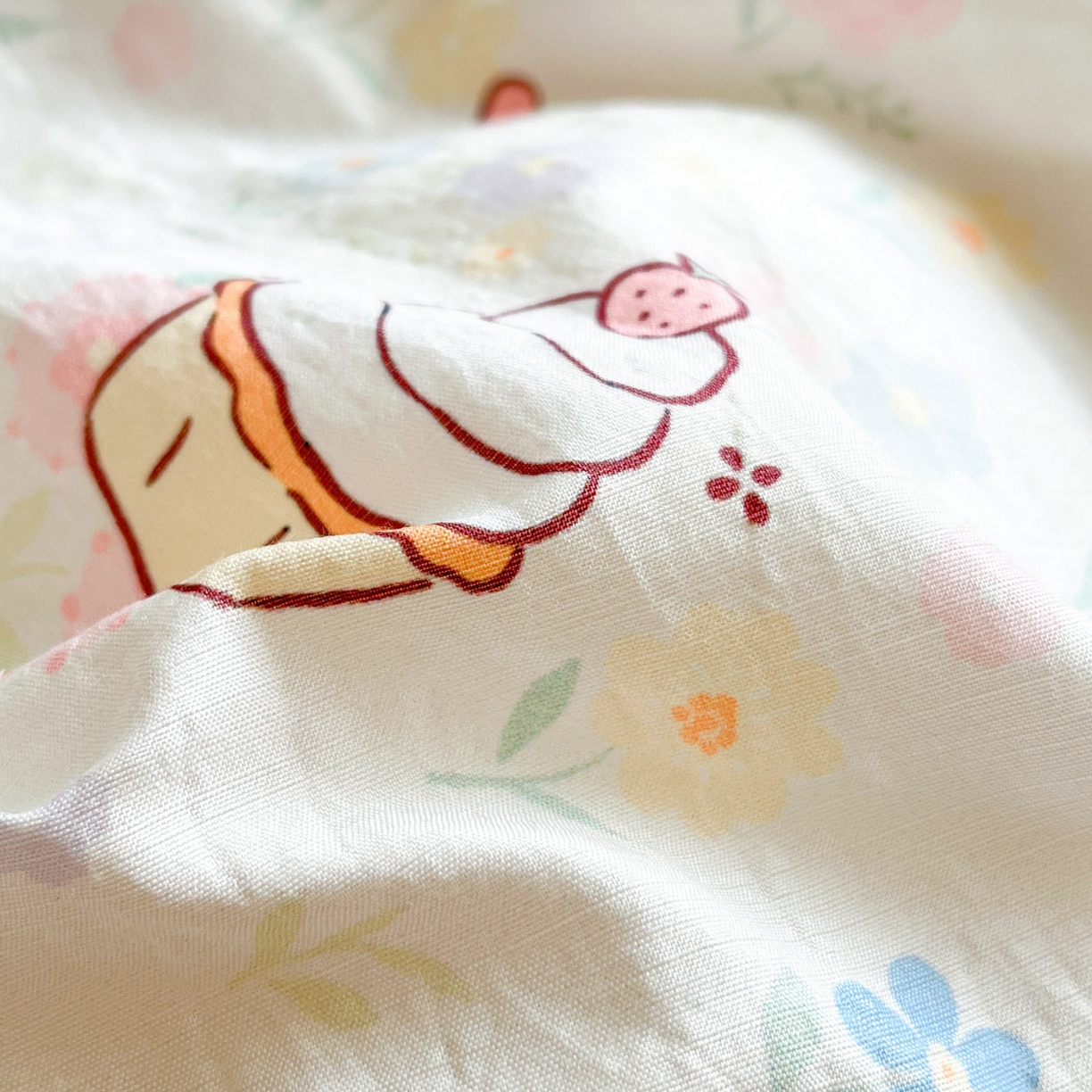 91家纺网 家纺一手货源 找家纺 （总）川悦生活 2026新款云感双层纱木棉四件套