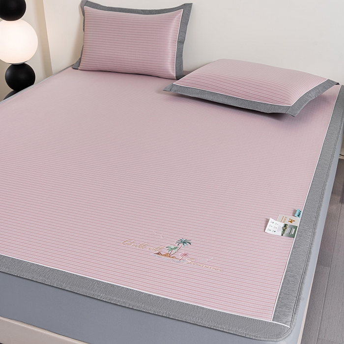 91家纺网 家纺一手货源 找家纺 （总）小牛席业 2026新款海岛夏日凉感冰丝席系列（床笠款）