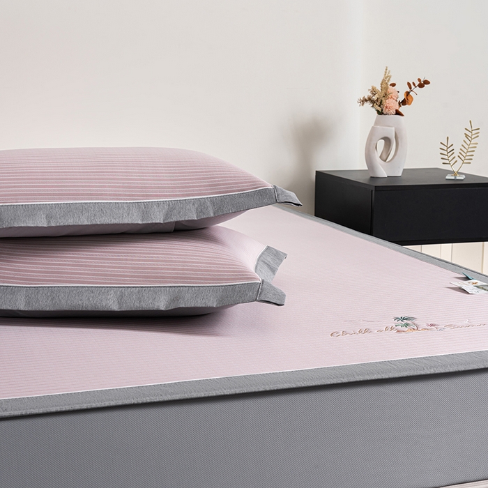 91家纺网 家纺一手货源 找家纺 （总）小牛席业 2026新款海岛夏日凉感冰丝席系列（床笠款）