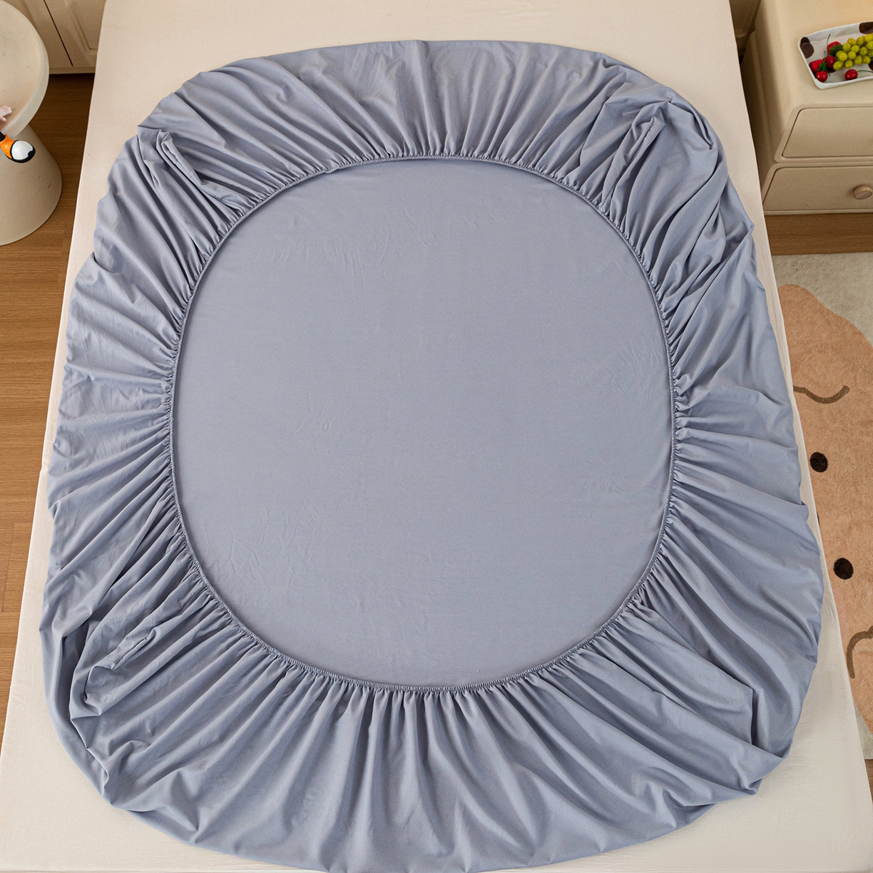 91家纺网 家纺一手货源 找家纺 梦纤绒 2026新款卡通印花床笠单品床笠床笠单件 蝴蝶兰