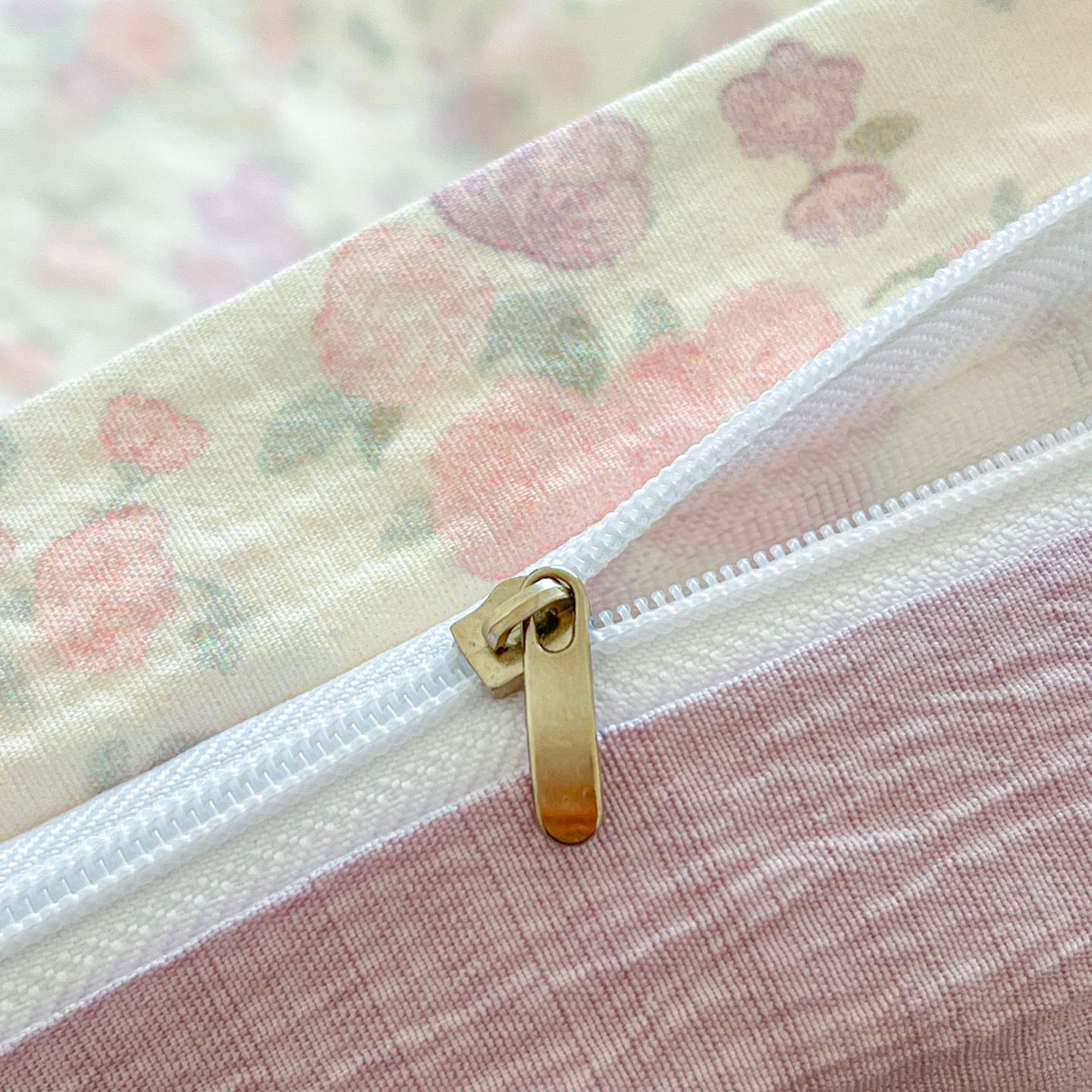 91家纺网 家纺一手货源 找家纺 川悦生活 2026新款云感双层纱木棉四件套 香芋甜梦