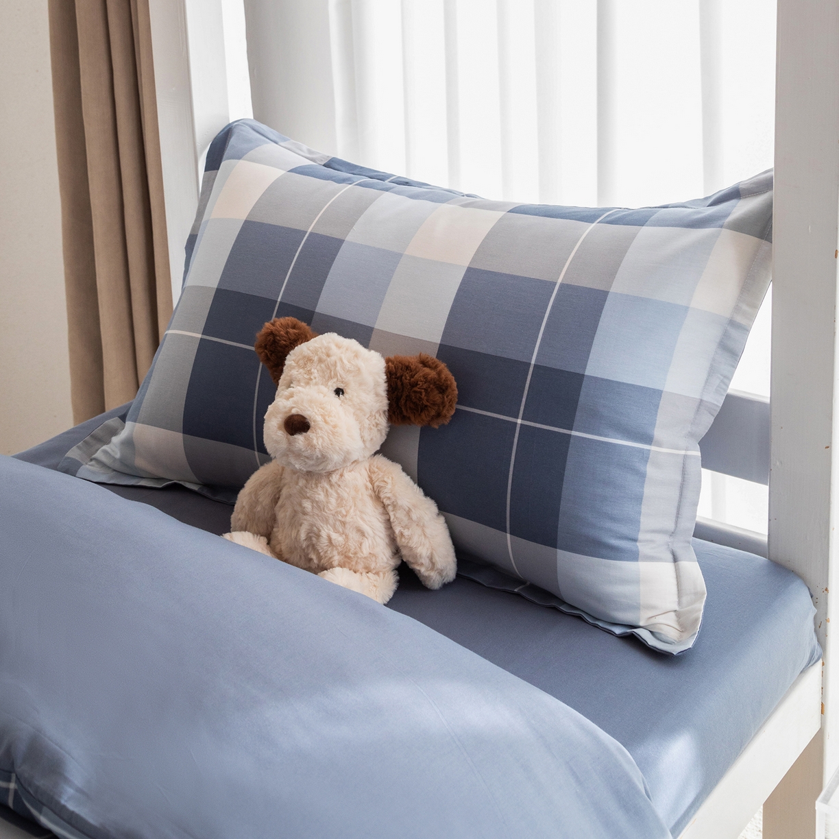 91家纺网 家纺一手货源 找家纺 （总）梦纤绒 2026春夏新款全棉纯棉印花学生宿舍三件套