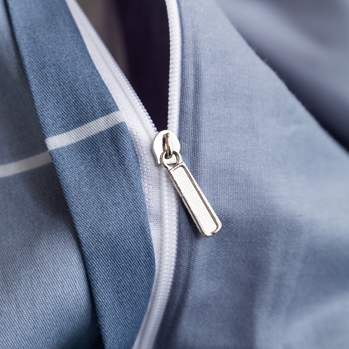 91家纺网 家纺一手货源 找家纺 梦纤绒 2026春夏新款全棉纯棉印花学生宿舍三件套 云柔格纹