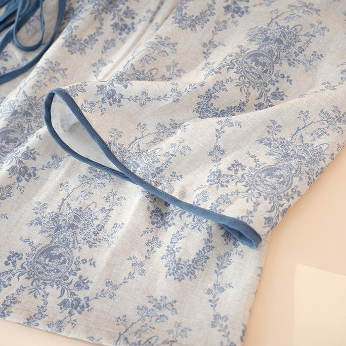 91家纺网 家纺一手货源 找家纺 （总）洛兰沙家居馆 2026新款4色纱布家居服三件套