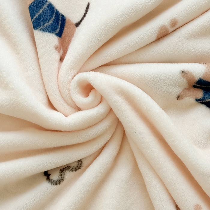 91家纺网 家纺一手货源 找家纺 宅部落 2026新款亲肤舒适牛奶绒印花毛毯毯子300克云貂绒盖毯毯子 腊肠狗