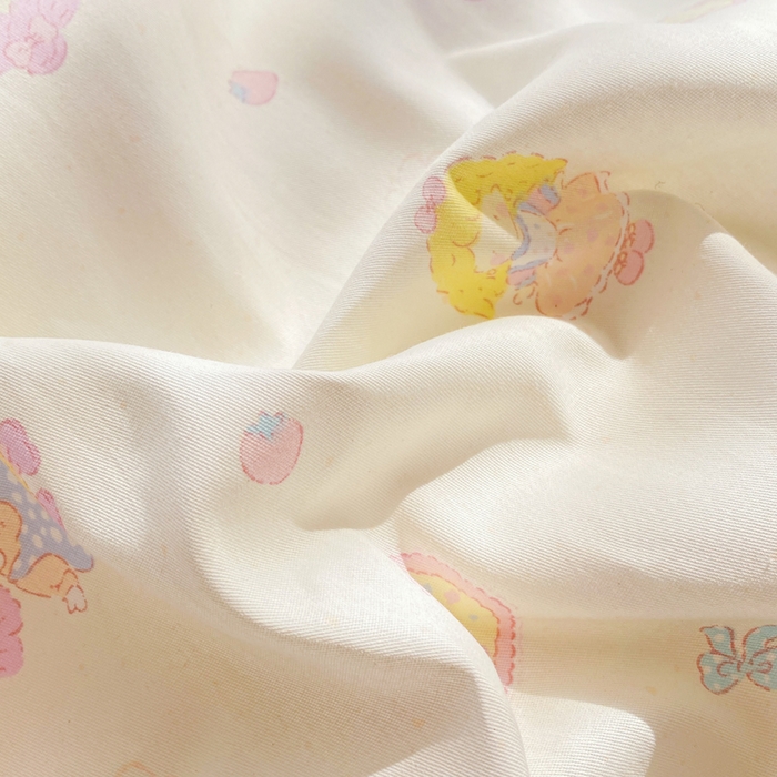 91家纺网 家纺一手货源 找家纺 红日子纺织品 2026春夏新款小清新12868全棉纯棉学生卡通款单被套被套单件 萌动女孩