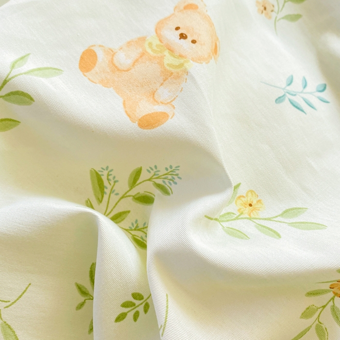 91家纺网 家纺一手货源 找家纺 红日子纺织品 2026春夏新款小清新12868全棉纯棉学生卡通款单被套被套单件 丽都倩影