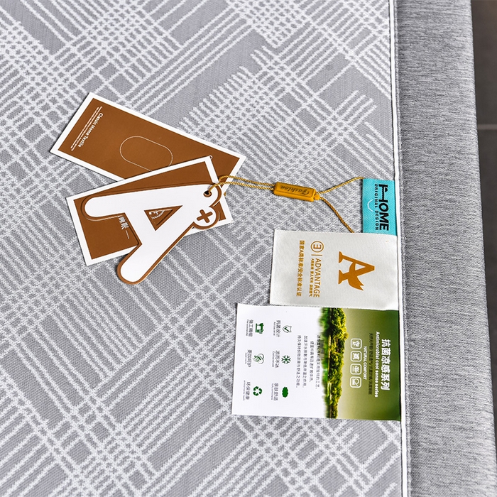 91家纺网 家纺一手货源 找家纺 小牛席业 2026新款清凉冰丝席凉席席子系列-简单生活 简单生活-灰色