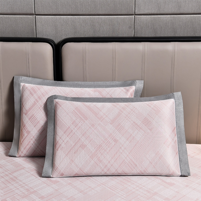 91家纺网 家纺一手货源 找家纺 小牛席业 2026新款清凉冰丝席凉席席子系列-简单生活 简单生活-粉色